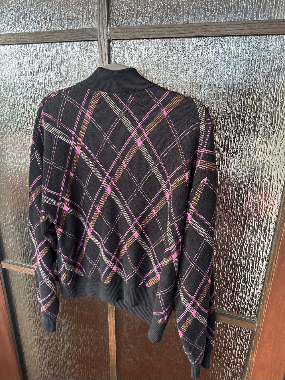 Untitled in Motion Plaid Knit Polo Sweater Sz M. - Picture 11 of 12